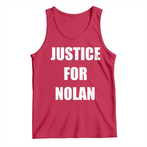 Justice for Nolan Tank Top Support and Rememberence Memorial