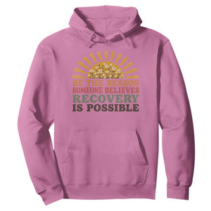 Recovery Sobriety Hoodie Sober Life Believes Recovery is Possible Hippie Vintage Graphic