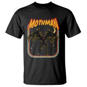 Retro Mothman T Shirt Vintage Comicbook Style Cryptid Lore Cryptozoology TS10 Black Print Your Wear
