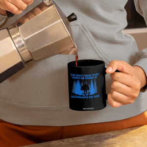 Funny Mothman Fat Ass Coffee Mug Vintage Cryptid Funny Moth Man Meme TS10 Print Your Wear