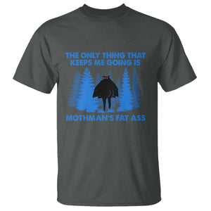 Funny Mothman Fat Ass T Shirt Vintage Cryptid Funny Moth Man Meme TS10 Dark Heather Print Your Wear