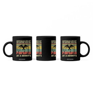 Funny Mothman Eat My Entire Ass Coffee Mug Vintage Cryptid Funny Mothman Meme TS10 Print Your Wear
