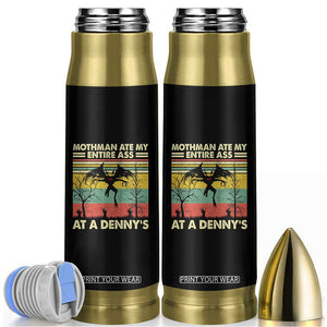 Funny Mothman Eat My Entire Ass Bullet Tumbler Vintage Cryptid Funny Mothman Meme TS10 Black Print Your Wear