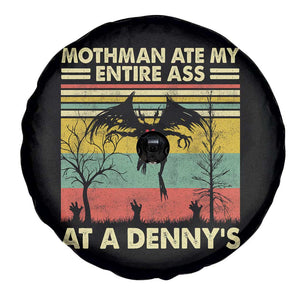 Funny Mothman Eat My Entire Ass Spare Tire Cover Vintage Cryptid Funny Mothman Meme TS10 Print Your Wear