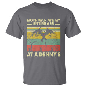 Funny Mothman Eat My Entire Ass T Shirt Vintage Cryptid Funny Mothman Meme TS10 Charcoal Print Your Wear