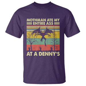 Funny Mothman Eat My Entire Ass T Shirt Vintage Cryptid Funny Mothman Meme TS10 Purple Print Your Wear