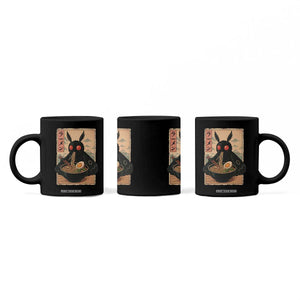 Funny Mothman Ramen Coffee Mug Japanese Kawaii Noodles Cryptid Retro Manga Anime TS10 Print Your Wear