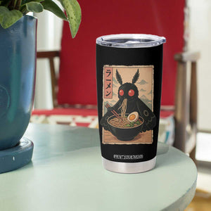 Funny Mothman Ramen Tumbler Cup Japanese Kawaii Noodles Cryptid Retro Manga Anime TS10 Print Your Wear