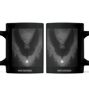 Mothman Coffee Mug Horror Poster Halloween Cryptid Lover TS10 Black Print Your Wear