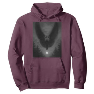 Mothman Hoodie Horror Poster Halloween Cryptid Lover TS10 Maroon Print Your Wear