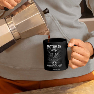 Mothman Coffee Mug Horror Poster Halloween Harbinger of Doom Cryptid Creature TS10 Print Your Wear