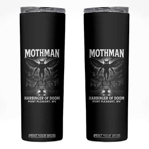 Mothman Skinny Tumbler Horror Poster Halloween Harbinger of Doom Cryptid Creature TS10 Black Print Your Wear