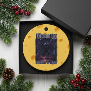 Mothman Ceramic Ornament Black Bridge Folk Horror Cryptid Fan TS10 1pc Yellow Cheese Print Your Wear