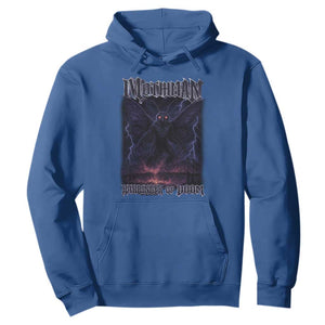 Mothman Hoodie Black Bridge Folk Horror Cryptid Fan TS10 Royal Blue Print Your Wear