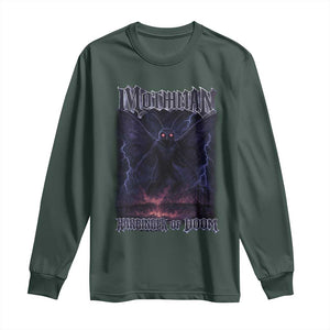 Mothman Long Sleeve Shirt Black Bridge Folk Horror Cryptid Fan TS10 Dark Forest Green Print Your Wear