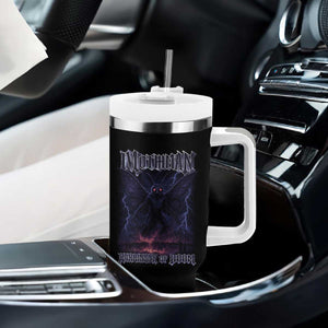 Mothman Tumbler With Handle Black Bridge Folk Horror Cryptid Fan TS10 Print Your Wear