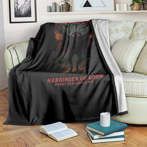 Mothman Throw Blanket Horror Harbinger of Doom Urban Myth Cryptid Creature TS10 Print Your Wear
