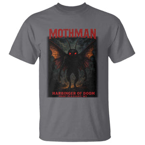 Mothman T Shirt Horror Harbinger of Doom Urban Myth Cryptid Creature TS10 Charcoal Print Your Wear