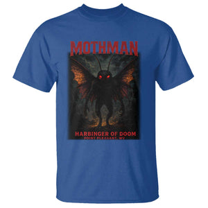 Mothman T Shirt Horror Harbinger of Doom Urban Myth Cryptid Creature TS10 Royal Blue Print Your Wear