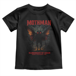 Mothman Toddler T Shirt Horror Harbinger of Doom Urban Myth Cryptid Creature TS10 Black Print Your Wear