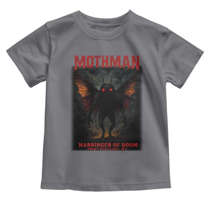 Mothman Toddler T Shirt Horror Harbinger of Doom Urban Myth Cryptid Creature TS10 Charcoal Print Your Wear