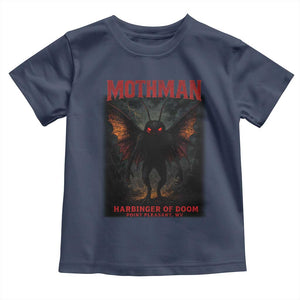 Mothman Toddler T Shirt Horror Harbinger of Doom Urban Myth Cryptid Creature TS10 Navy Print Your Wear
