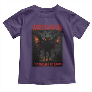 Mothman Toddler T Shirt Horror Harbinger of Doom Urban Myth Cryptid Creature TS10 Purple Print Your Wear