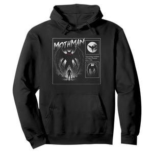 Mothman Hoodie Retro Horror Manga Urban Myth Cryptid Creature TS10 Black Print Your Wear