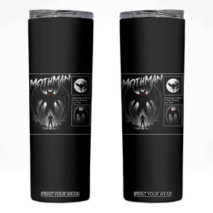Mothman Skinny Tumbler Retro Horror Manga Urban Myth Cryptid Creature TS10 Black Print Your Wear