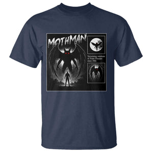 Mothman T Shirt Retro Horror Manga Urban Myth Cryptid Creature TS10 Navy Print Your Wear