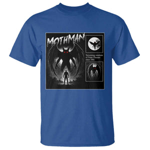 Mothman T Shirt Retro Horror Manga Urban Myth Cryptid Creature TS10 Royal Blue Print Your Wear