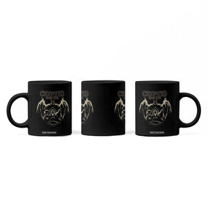 Retro Cryptid Hunter Coffee Mug Mothman Bigfoot Loch Ness Monster Cryptids TS10 Print Your Wear