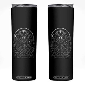Mothman Skinny Tumbler Cryptid Paranormal Occult Horror Gothic Monster TS10 Black Print Your Wear