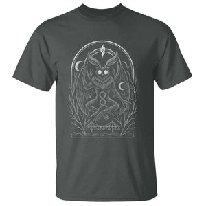 Mothman T Shirt Cryptid Paranormal Occult Horror Gothic Monster TS10 Dark Heather Print Your Wear
