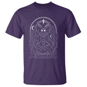 Mothman T Shirt Cryptid Paranormal Occult Horror Gothic Monster TS10 Purple Print Your Wear