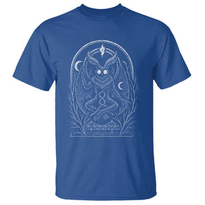 Mothman T Shirt Cryptid Paranormal Occult Horror Gothic Monster TS10 Royal Blue Print Your Wear