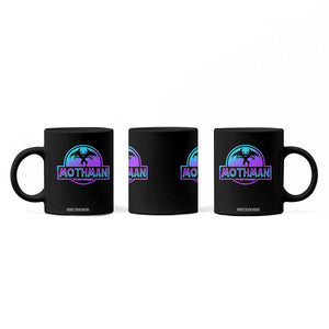 Mothman Coffee Mug Retro Neon Cryptid Paranormal Horror Monster TS10 Print Your Wear