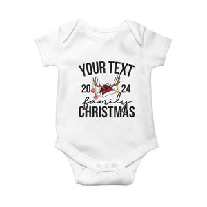Personalized Matching Family Christmas Baby Onesie Custom Name Xmas Gift TS10 White Print Your Wear