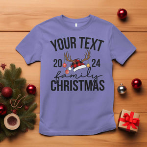 Personalized Matching Family Christmas T Shirt Custom Name Xmas Gift TS10 Violet Print Your Wear