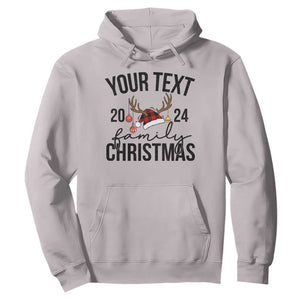 Personalized Matching Family Christmas Hoodie Custom Name Xmas Gift TS10 Ice Gray Print Your Wear