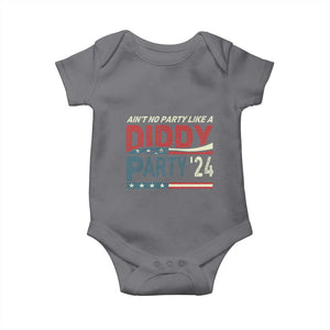 Aint No Party Like A Diddy Party Baby Onesie TS10 Charcoal Print Your Wear