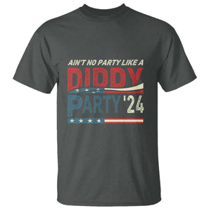 Aint No Party Like A Diddy Party T Shirt TS10 Dark Heather Print Your Wear