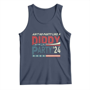 Aint No Party Like A Diddy Party Tank Top TS10 Navy Print Your Wear