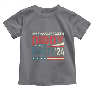Aint No Party Like A Diddy Party Toddler T Shirt TS10 Charcoal Print Your Wear