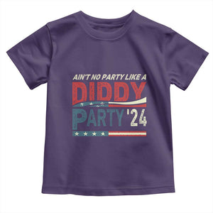 Aint No Party Like A Diddy Party Toddler T Shirt TS10 Purple Print Your Wear