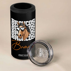 Vintage DFB Football Inspirational 4 in 1 Can Cooler Tumbler Mascot Game Day Athletic Fan Gift TS10 Print Your Wear