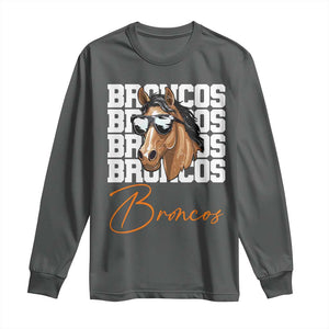 Vintage DFB Football Inspirational Long Sleeve Shirt Mascot Game Day Athletic Fan Gift TS10 Dark Heather Print Your Wear