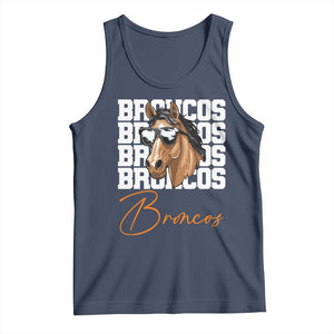 Vintage DFB Football Inspirational Tank Top Mascot Game Day Athletic Fan Gift TS10 Navy Print Your Wear