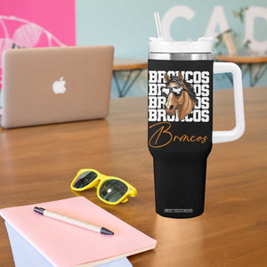 Vintage DFB Football Inspirational Tumbler With Handle Mascot Game Day Athletic Fan Gift TS10 Print Your Wear