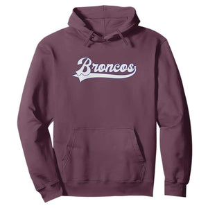 Vintage DFB Football Hoodie Classic Game Day Sports Name Tee TS10 Maroon Print Your Wear